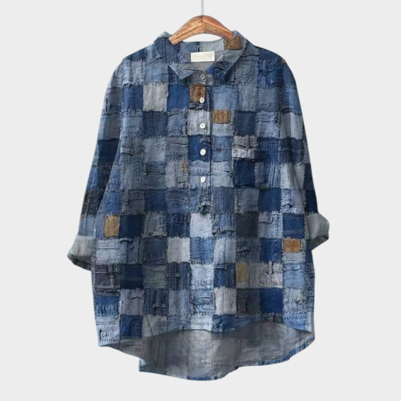 Marie | Blusa Premium com padrões florais