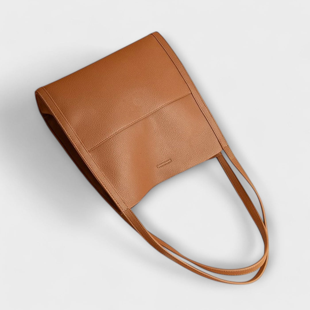 Cécile. - Bolsa de couro feita à mão