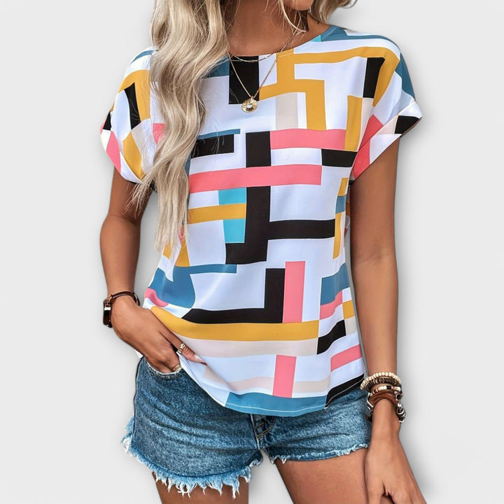 Chloe - Blusa de Manga Curta