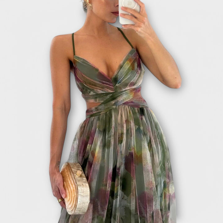 Vestido Maxi Annai em Malha - Elegante e Ajustado