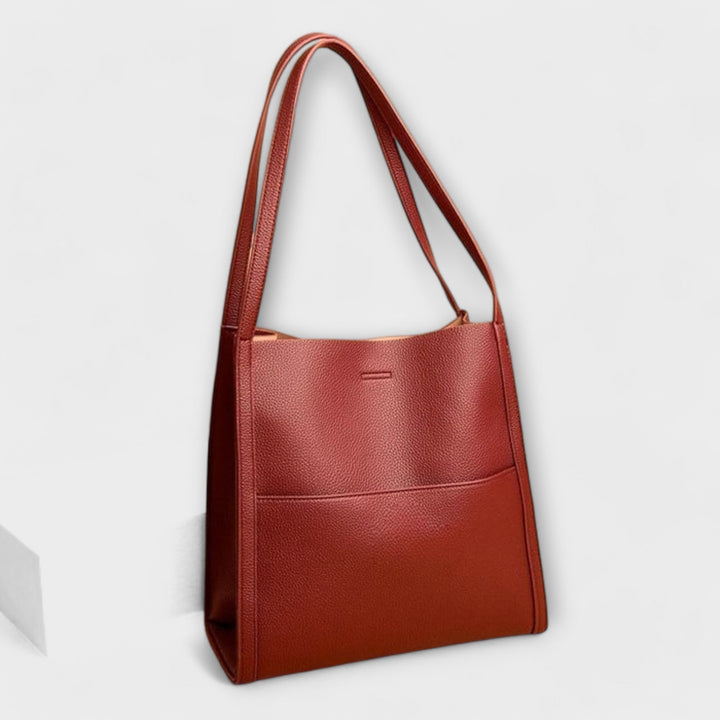 Cécile. - Bolsa de couro feita à mão