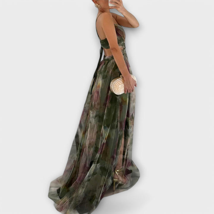Vestido Maxi Annai em Malha - Elegante e Ajustado