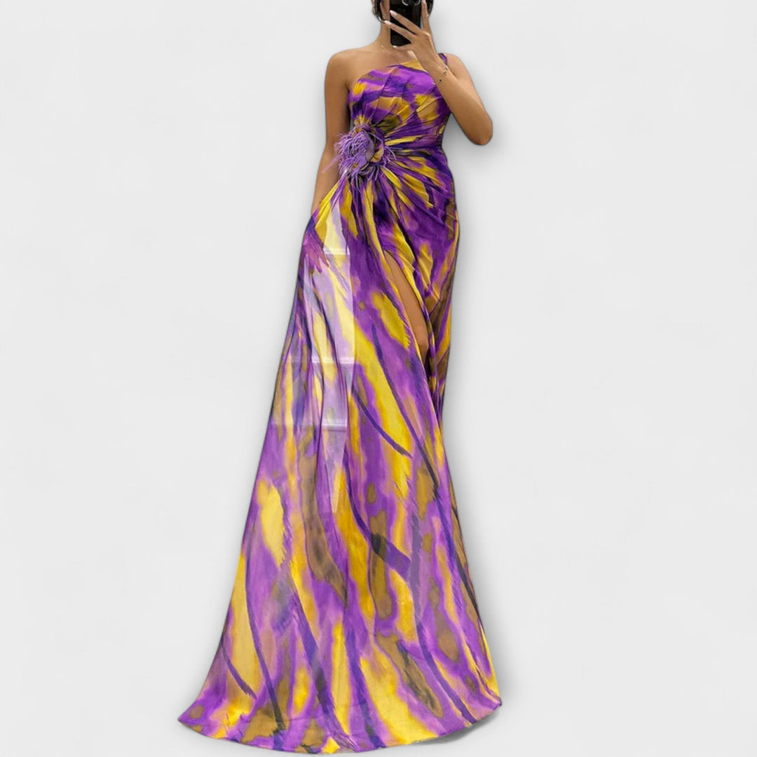 Noemi - Vibrante Maxi-Vestido