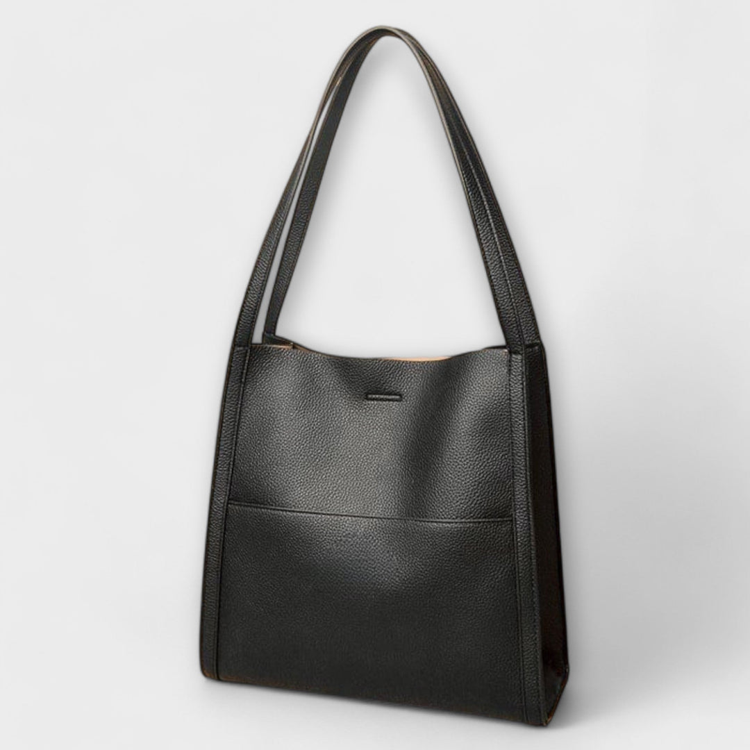Cécile. - Bolsa de couro feita à mão