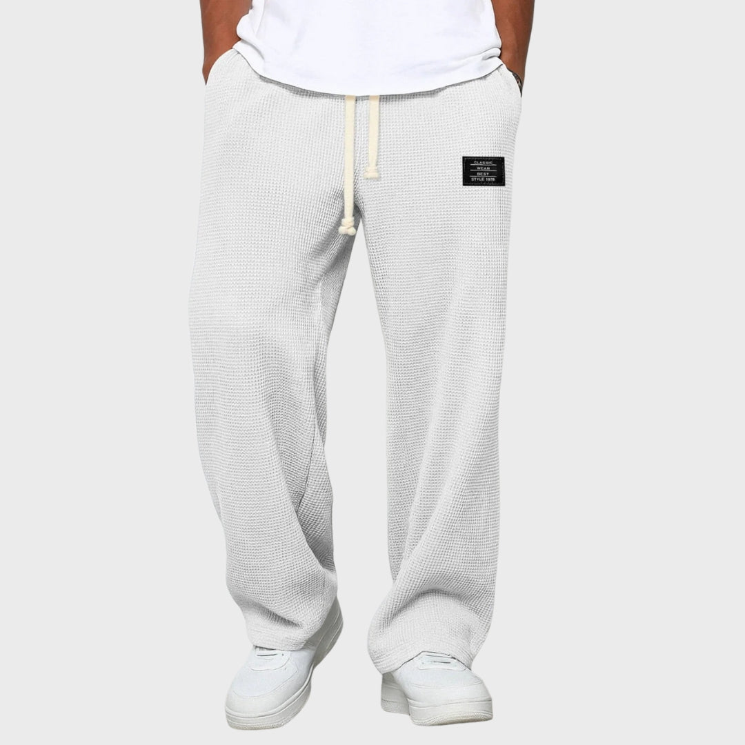 Luís | Calças Largas com Cintura Regulável