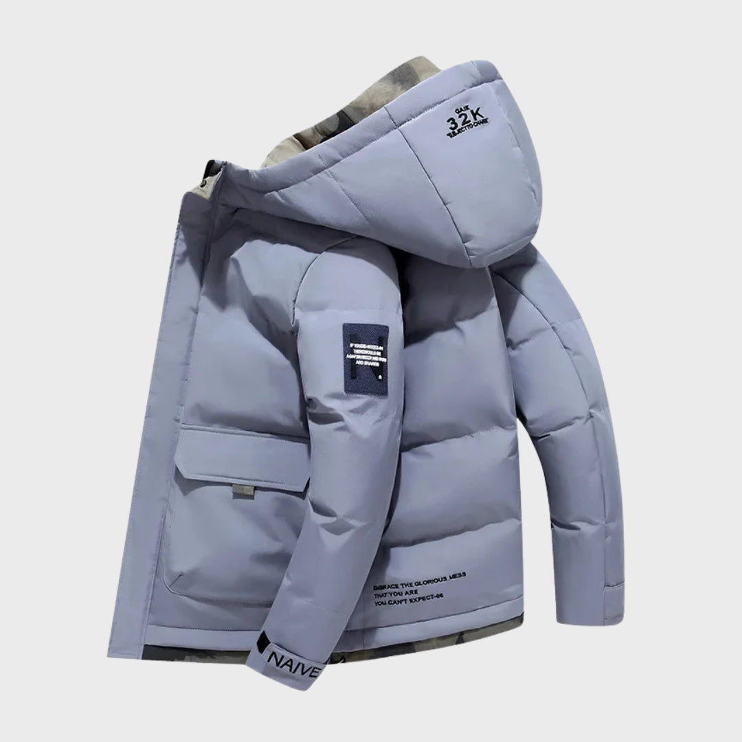 João | Casaco de Inverno com Capuz Elegante