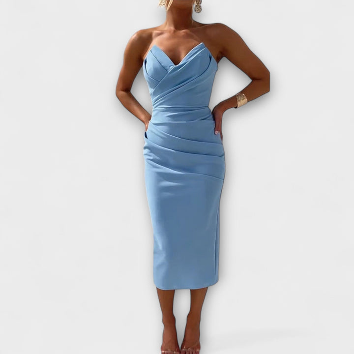 Milly - Vestido Elegante Sem Alças