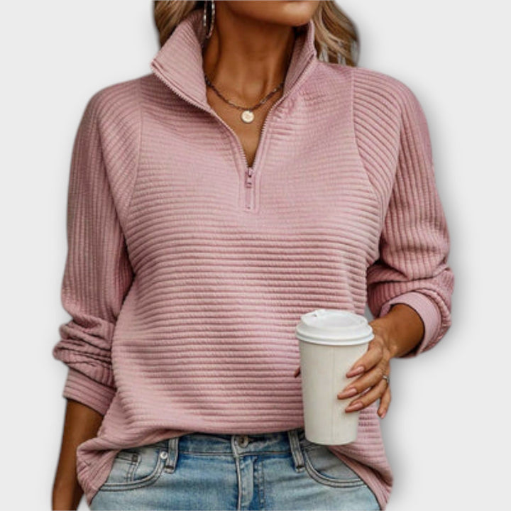 Vilja - Pullover com Zíper