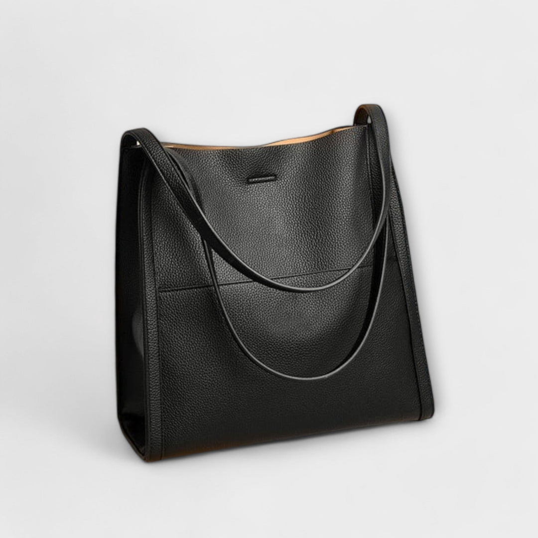 Cécile. - Bolsa de couro feita à mão