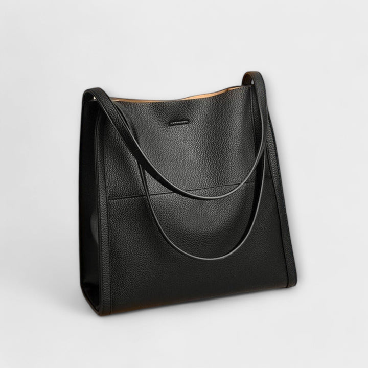 Cécile. - Bolsa de couro feita à mão