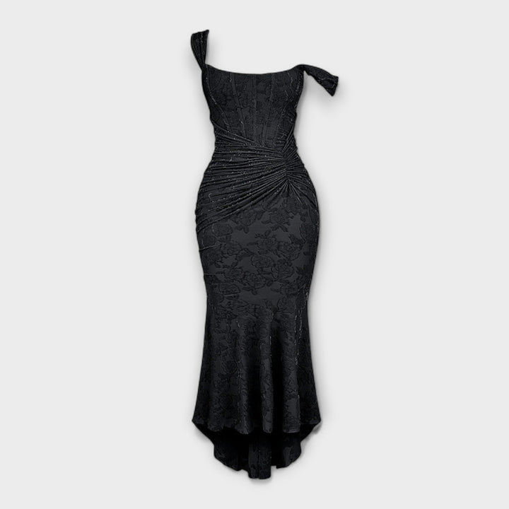 Renske - Vestido Longo com Corset Elegante e Refinado
