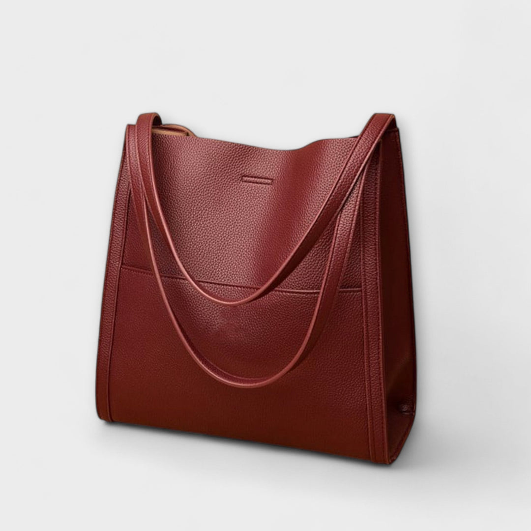 Cécile. - Bolsa de couro feita à mão