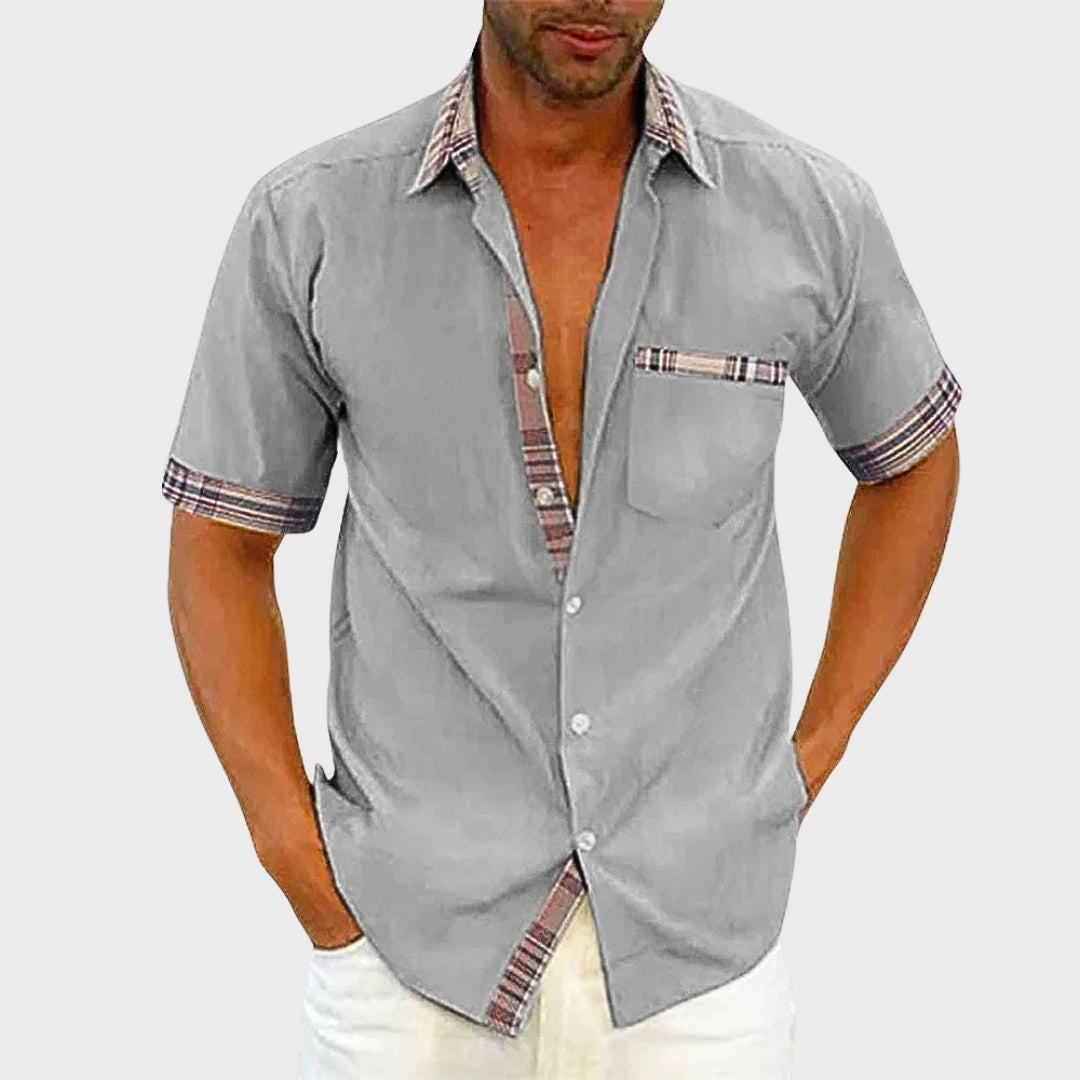 Rui | Camisa de Manga Curta Elegante