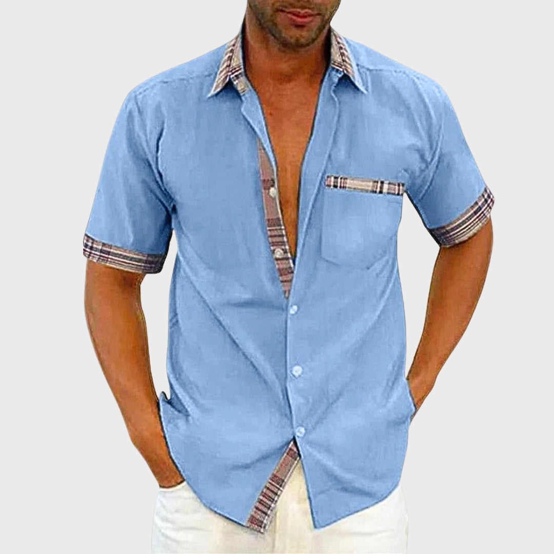 Rui | Camisa de Manga Curta Elegante