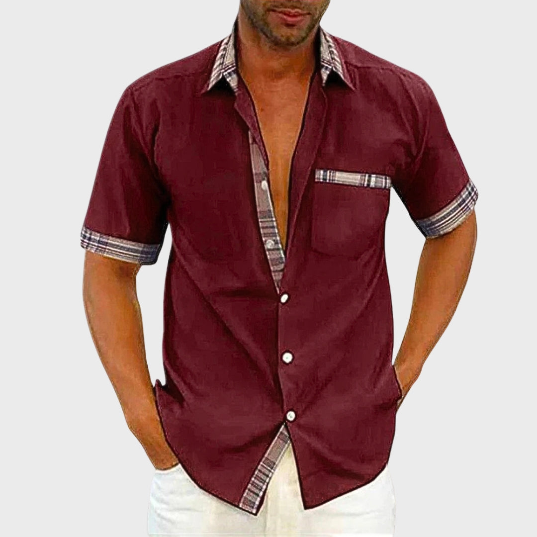 Rui | Camisa de Manga Curta Elegante