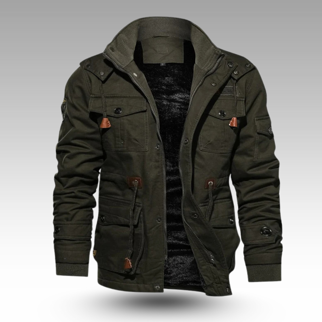 Vasco - Casaco Sofisticado e Moderno com Forro e Múltiplos Bolsos