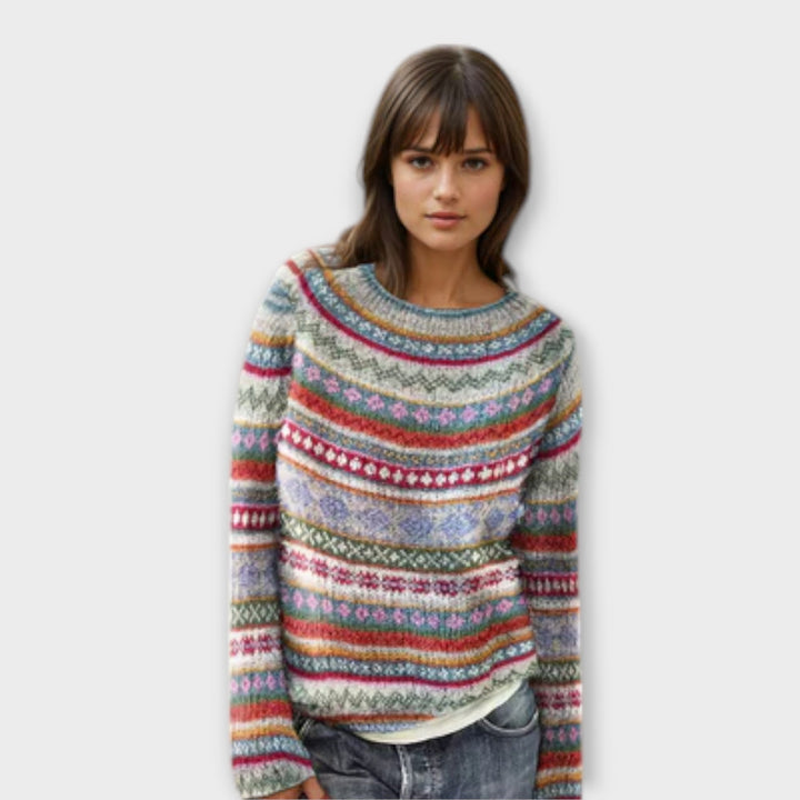 Manonin - Pullover riscado e confortável