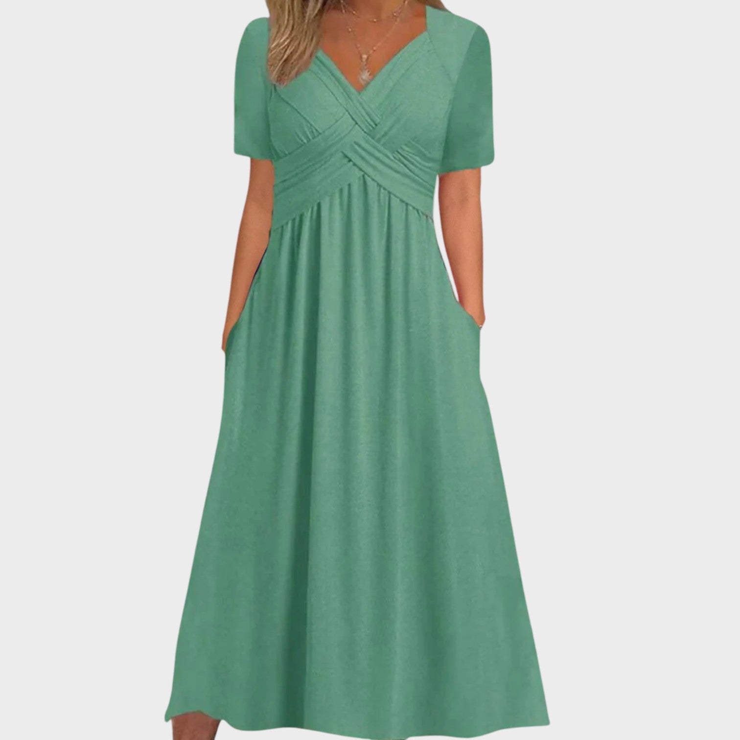 Teresa - Vestido confortável com cote em V