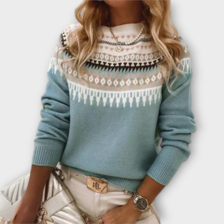 Lena - Pullover de malha aconchegante e quente para o dia a dia