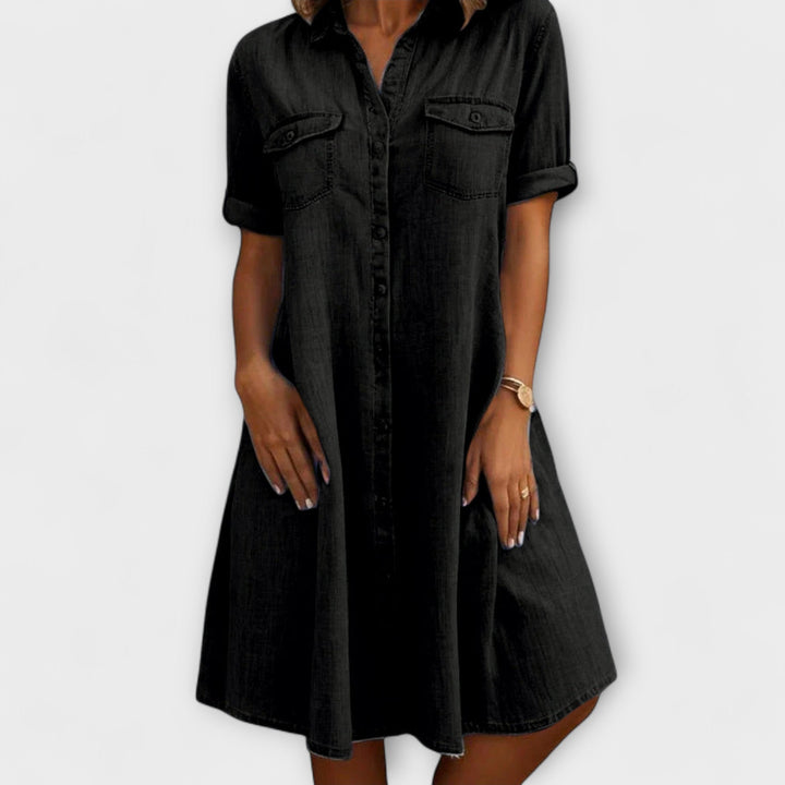 Vestido Casual A-Linha