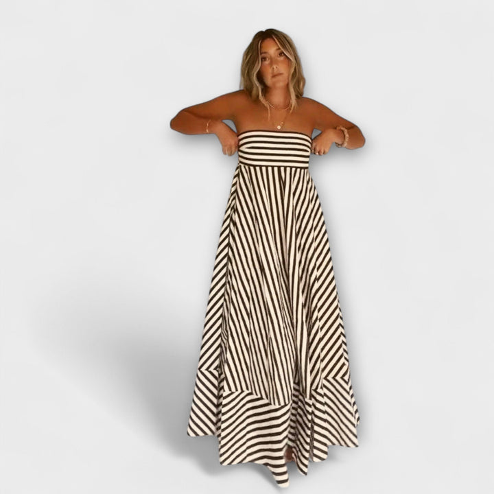 Vestido Maxi Rüsch Charme Noturno