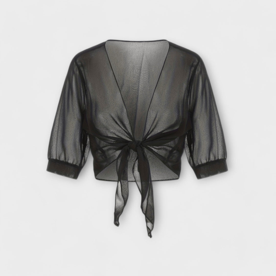 Olivia - Blusa com frente aberta