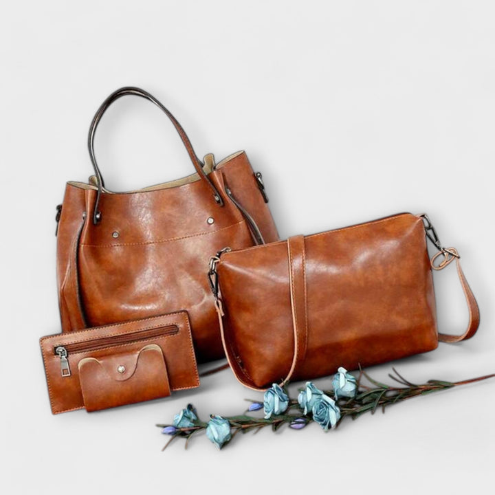 Cécile. - Conjunto de Bolsas Vintage de 4 Peças
