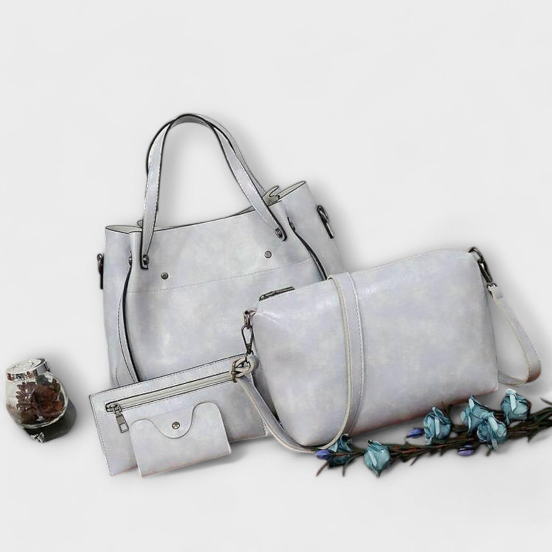 Cécile. - Conjunto de Bolsas Vintage de 4 Peças