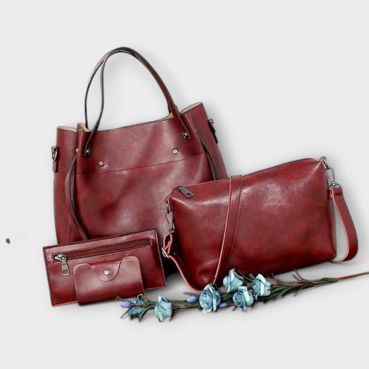 Cécile. - Conjunto de Bolsas Vintage de 4 Peças