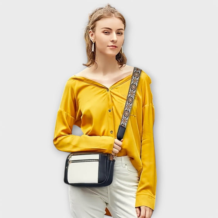 Cécile. - Bolsa Crossbody em couro vegan