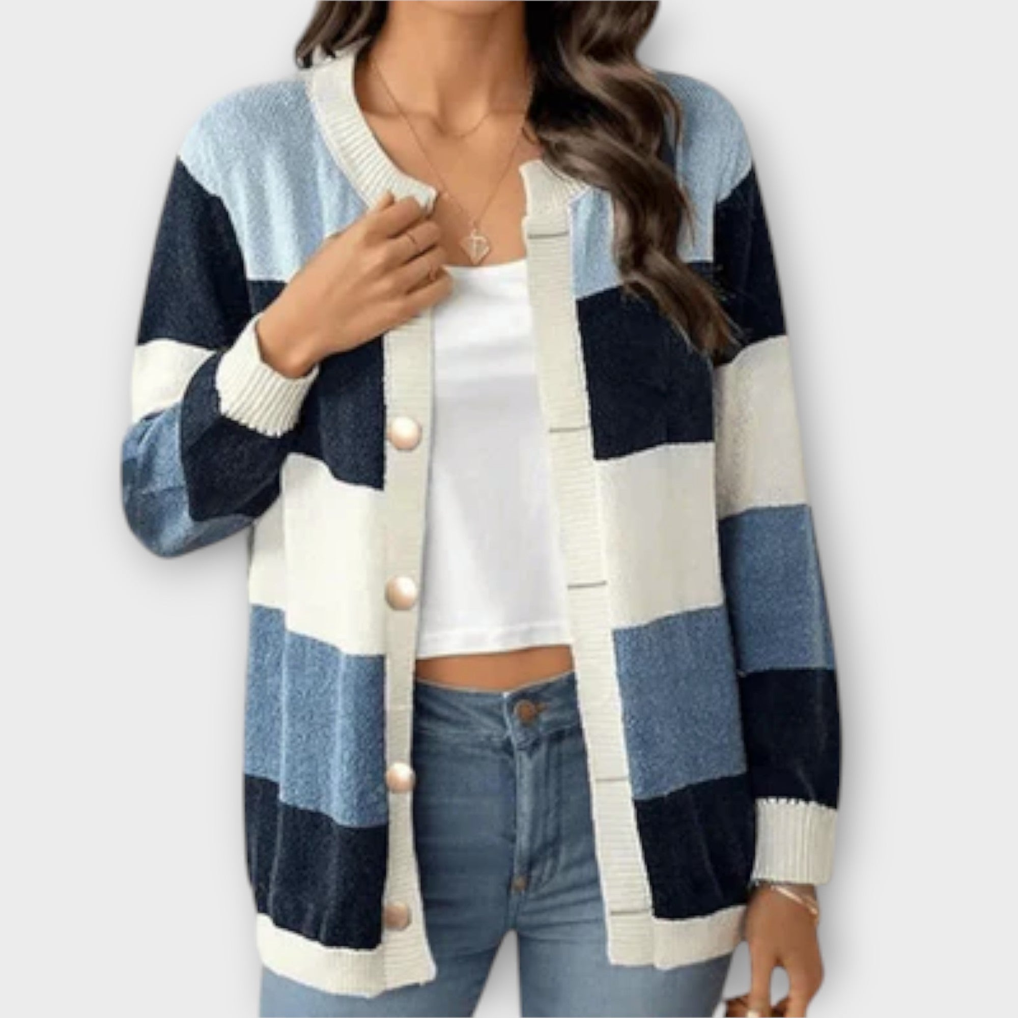 Lottenia - Cardigan Listrado