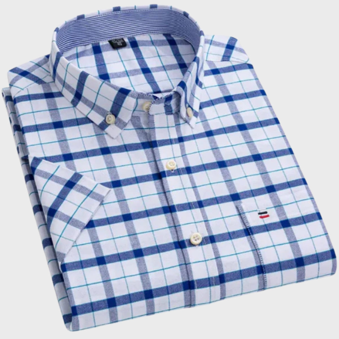 Mateus | Camisa Clássica de Algodão com Estampa