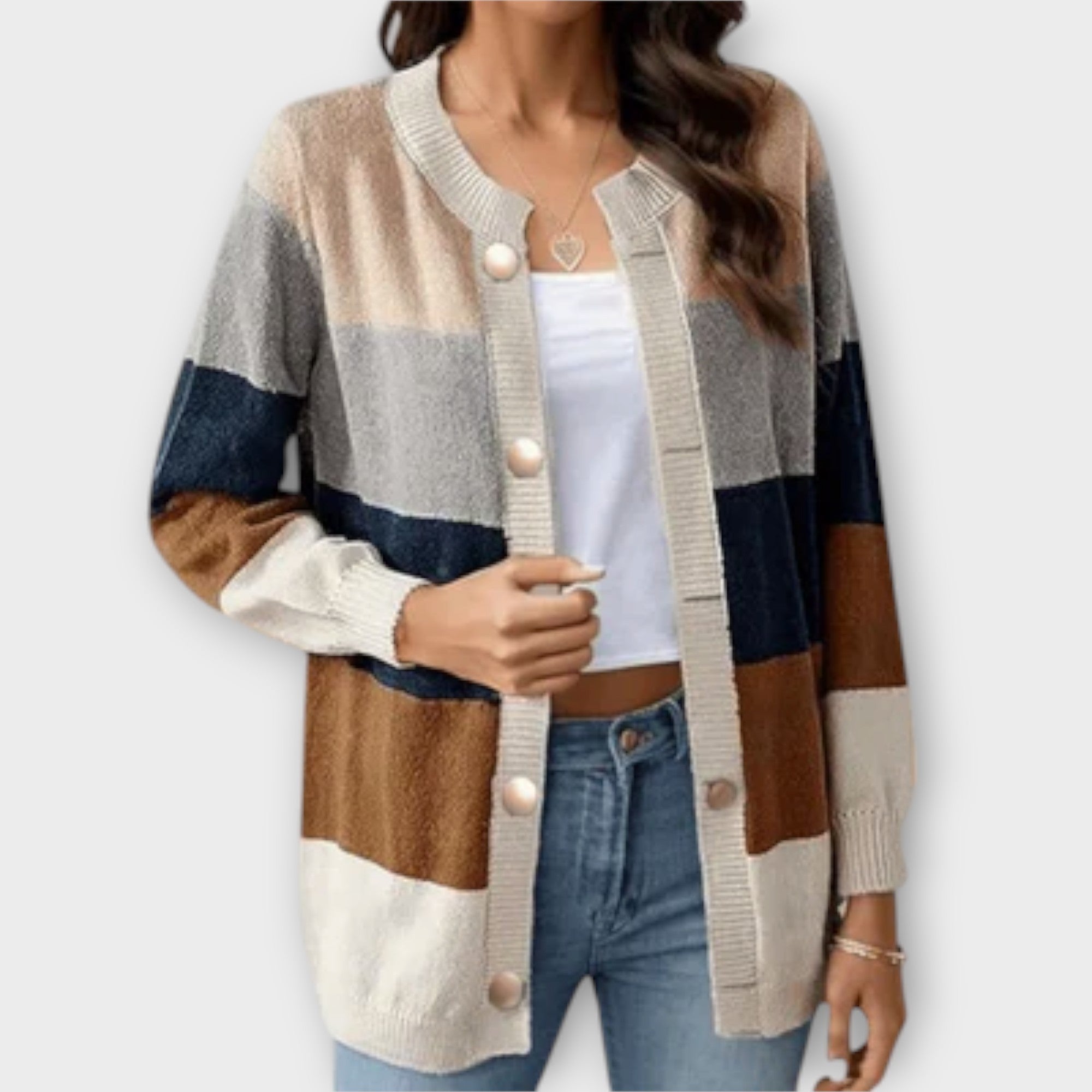 Lottenia - Cardigan Listrado