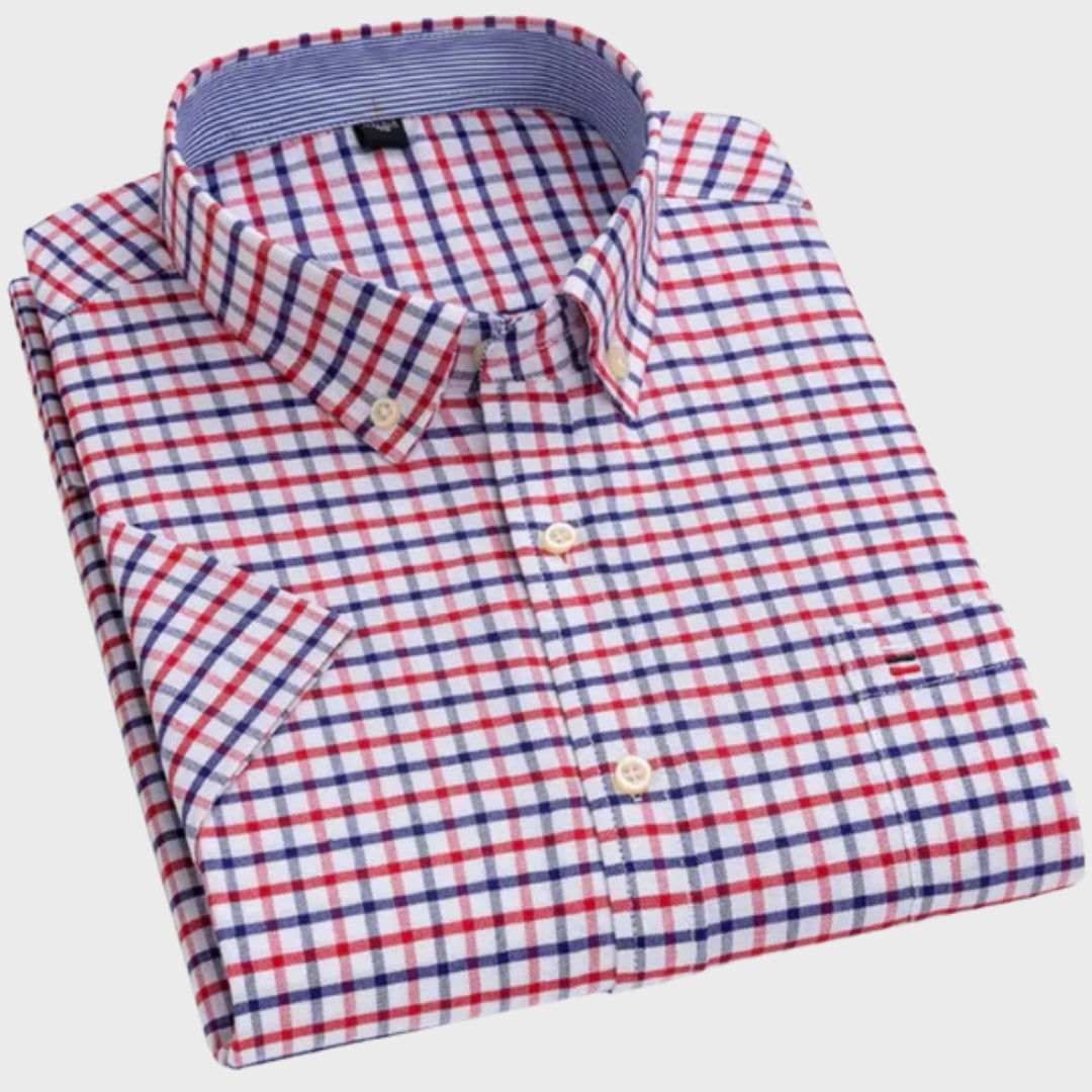 Mateus | Camisa Clássica de Algodão com Estampa