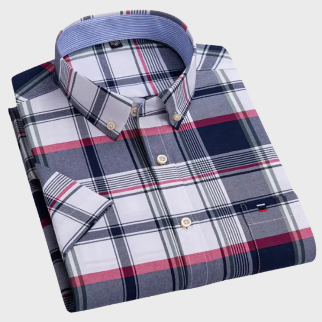 Mateus | Camisa Clássica de Algodão com Estampa