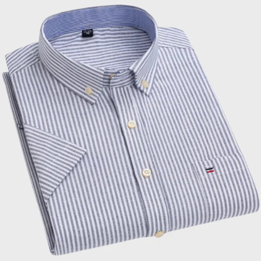 Mateus | Camisa Clássica de Algodão com Estampa