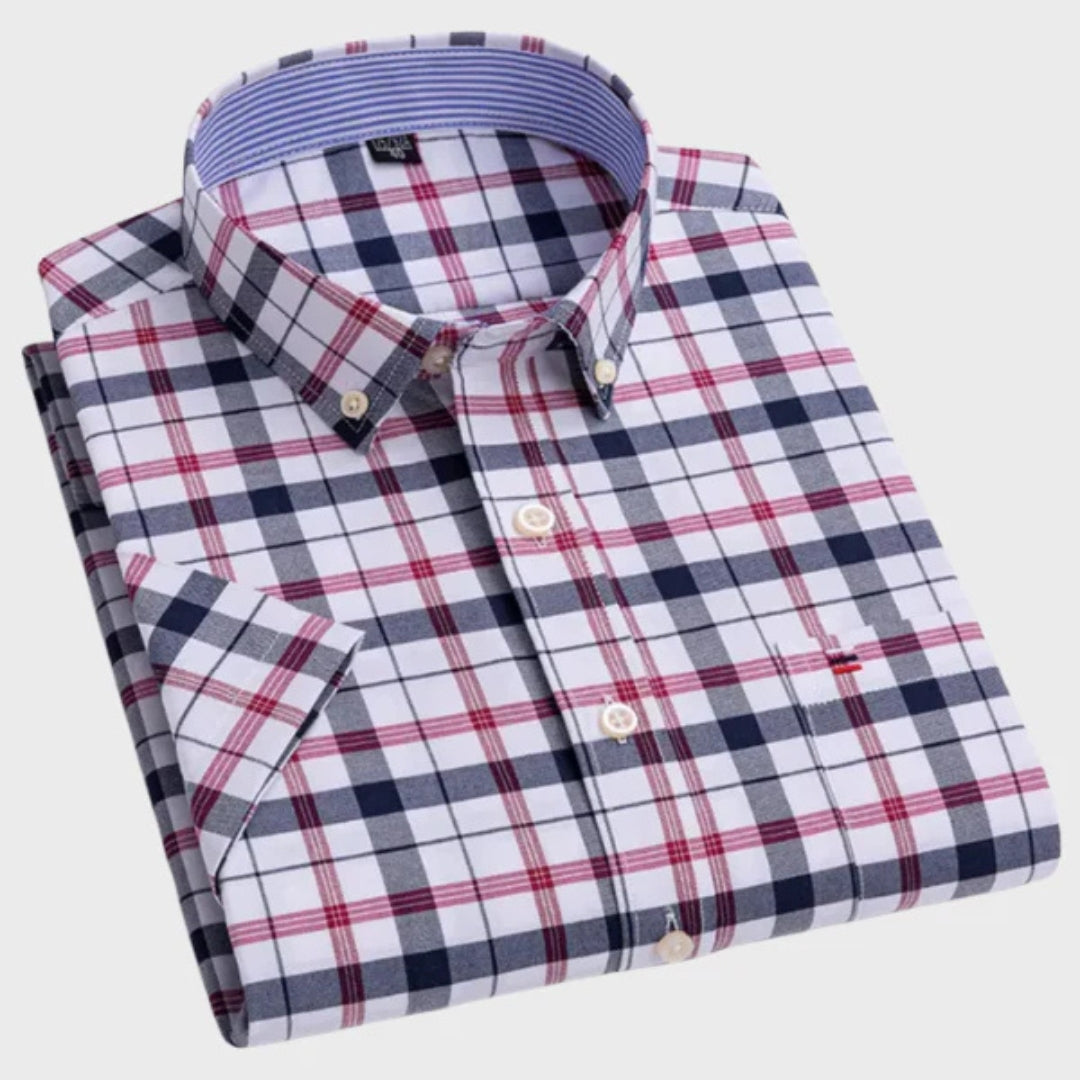 Mateus | Camisa Clássica de Algodão com Estampa