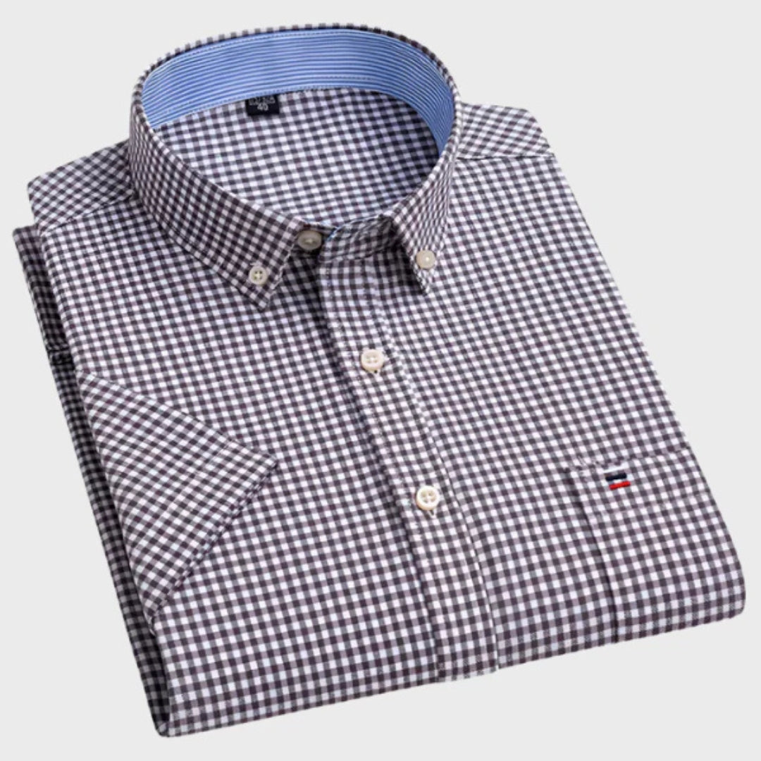 Mateus | Camisa Clássica de Algodão com Estampa