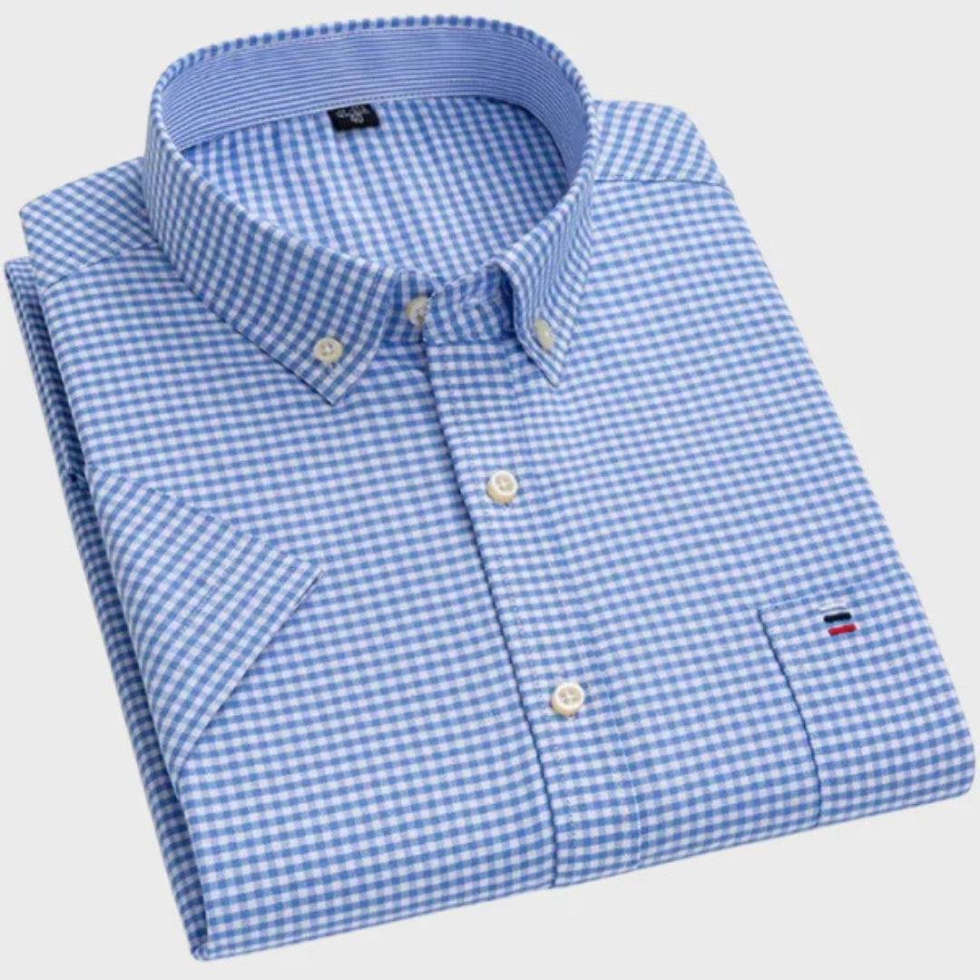 Mateus | Camisa Clássica de Algodão com Estampa