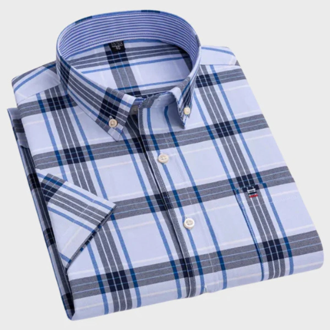 Mateus | Camisa Clássica de Algodão com Estampa