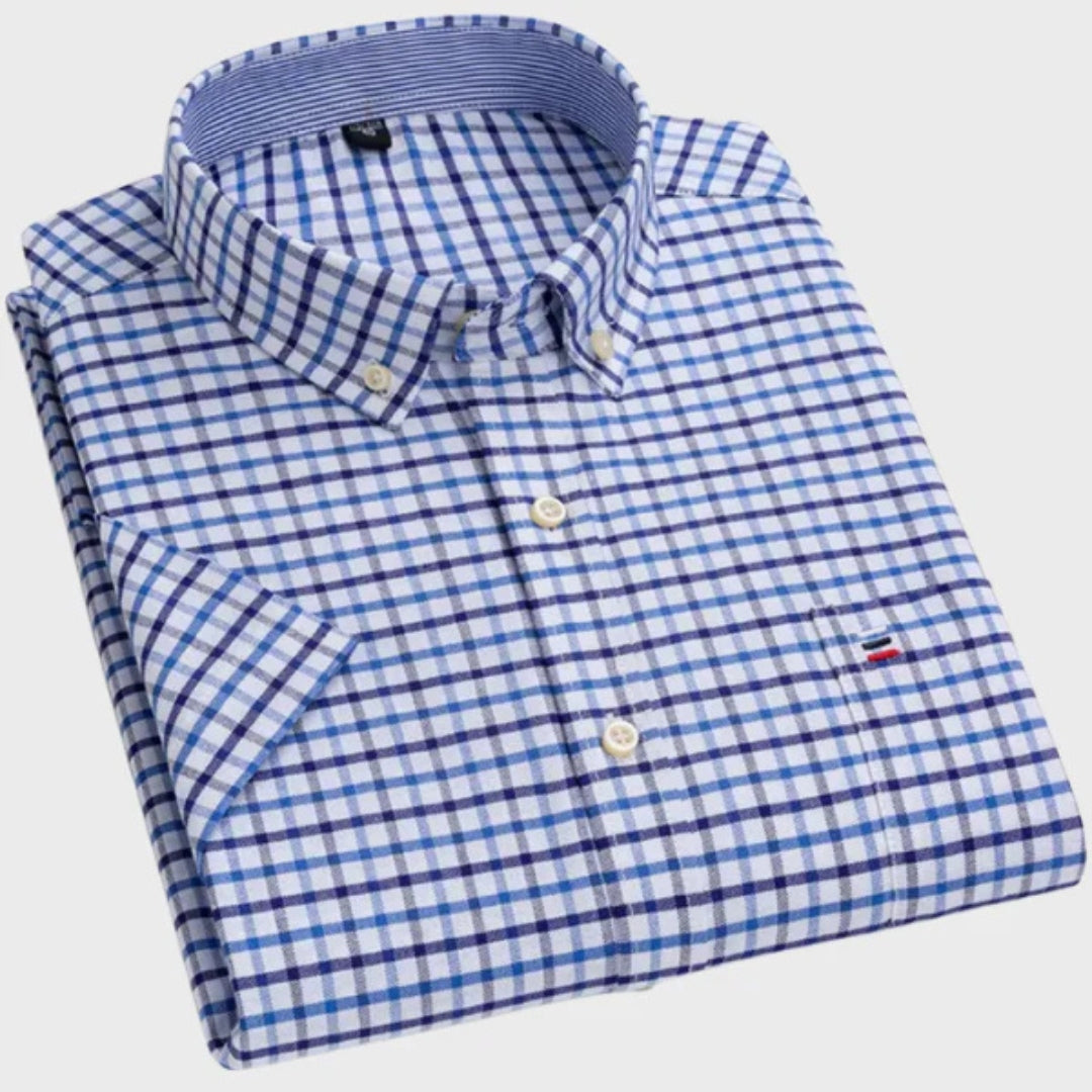 Mateus | Camisa Clássica de Algodão com Estampa