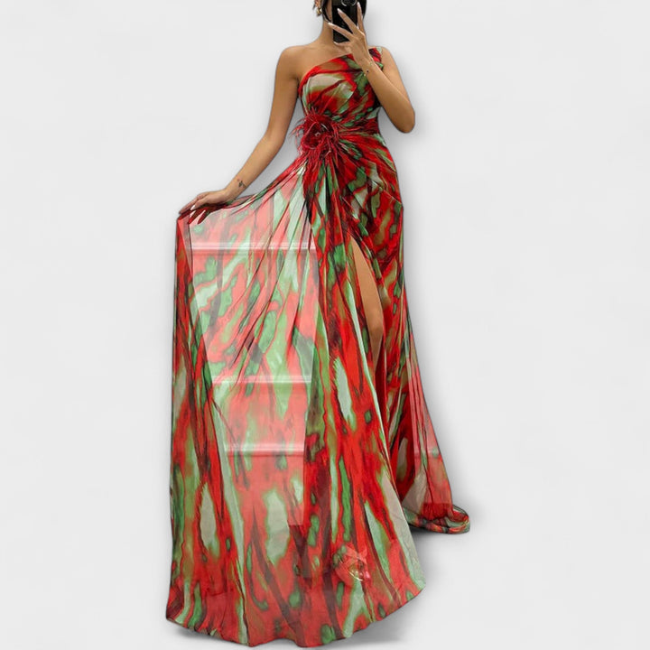 Noemi - Vibrante Maxi-Vestido