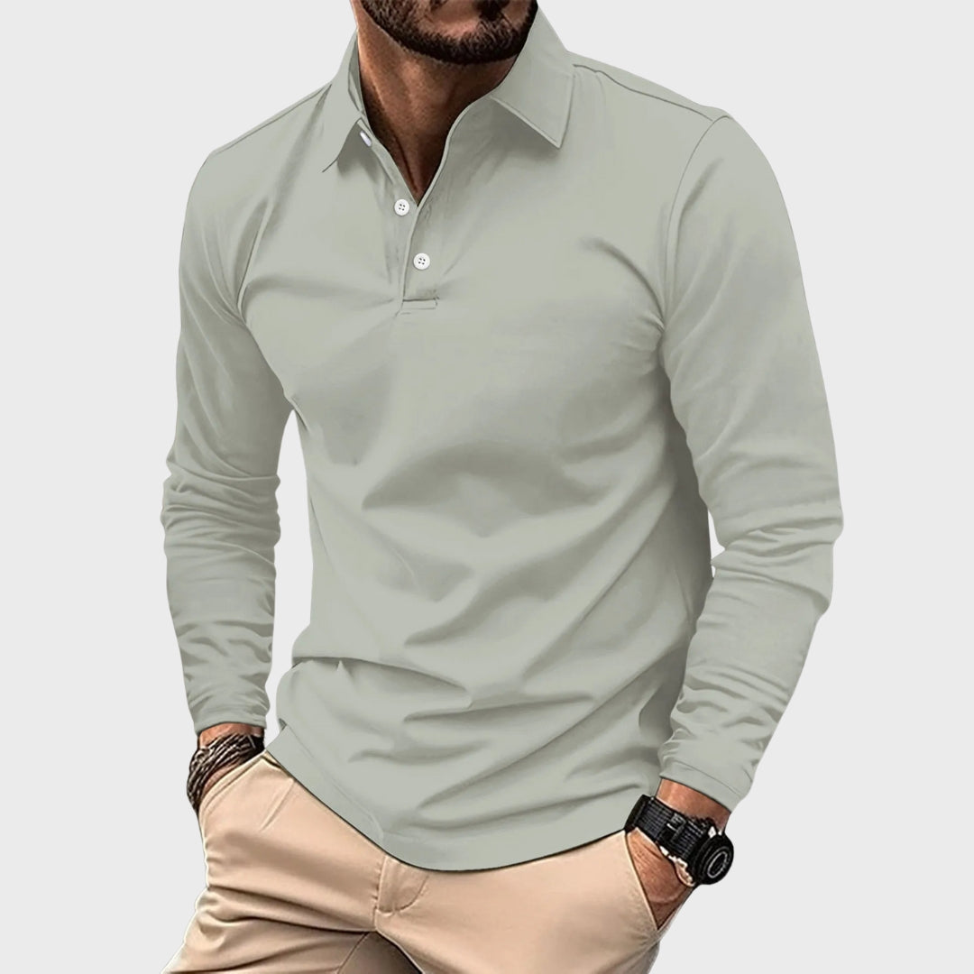Nuno | Mist Cotton Polo