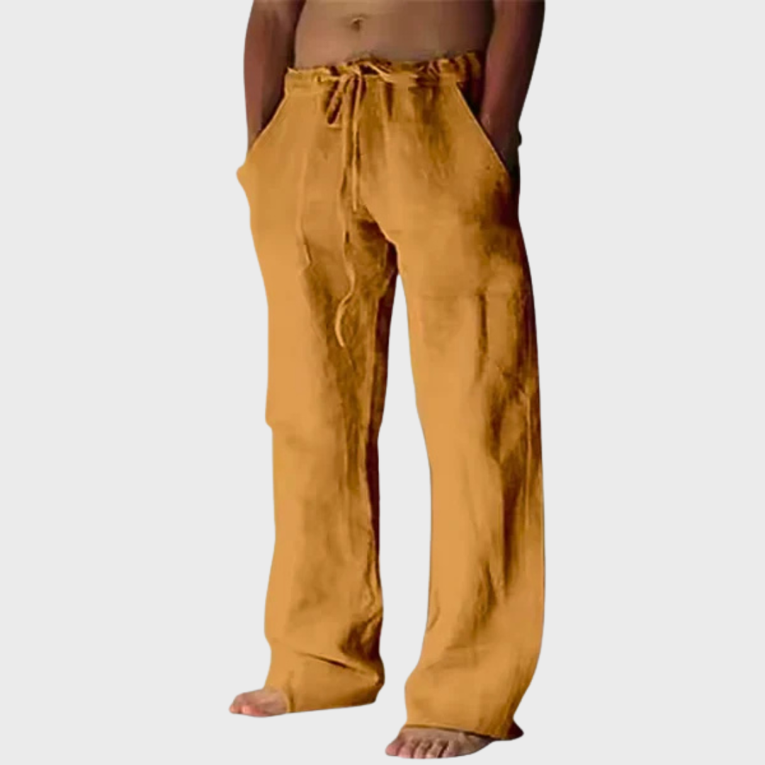 Tiago | Calças Casuais de Linho