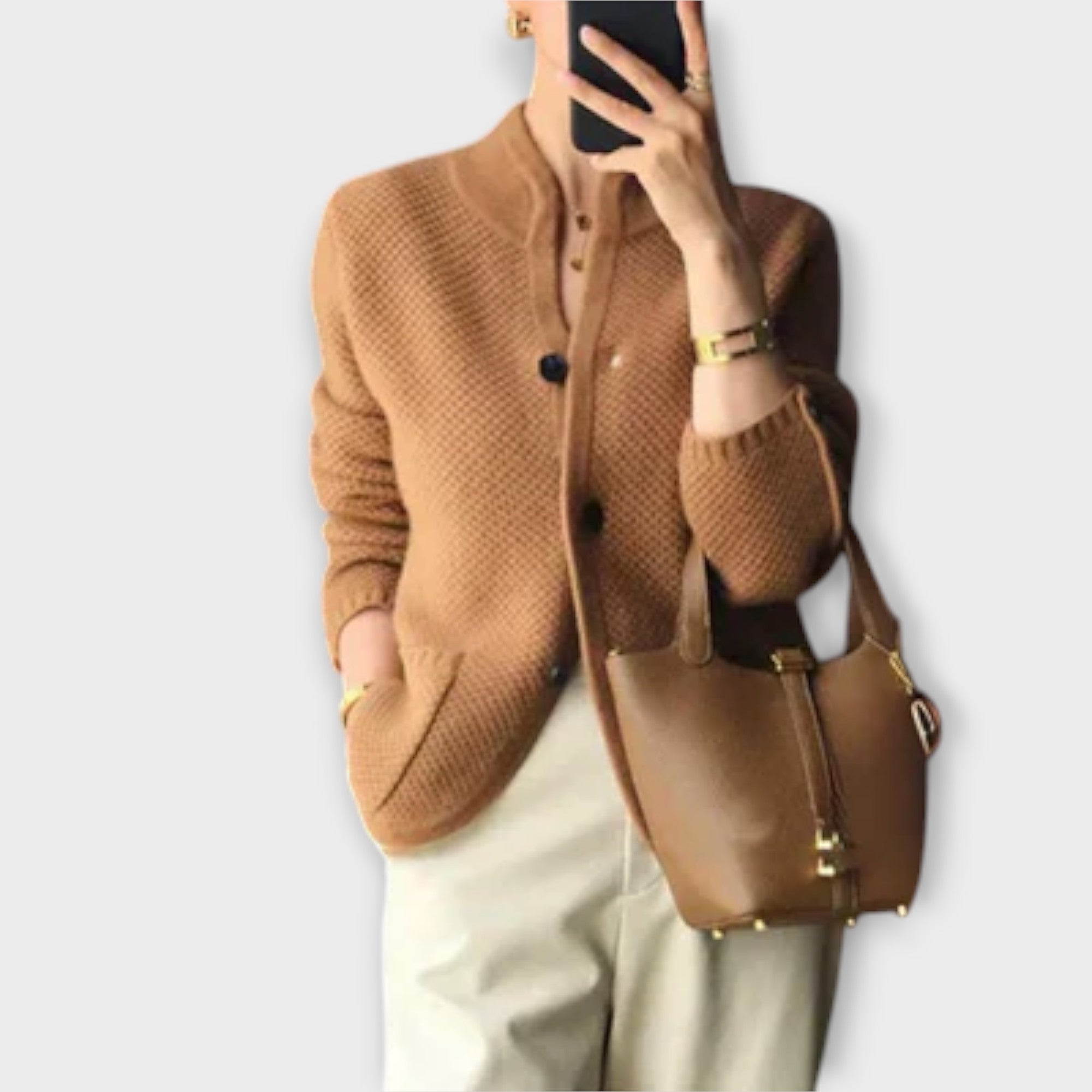 Alissa - Cardigan Estiloso e Confortável