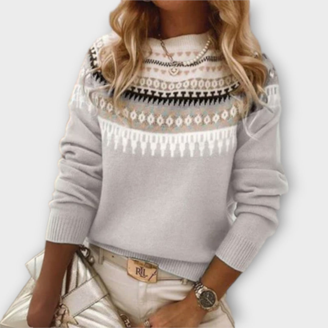 Lena - Pullover de malha aconchegante e quente para o dia a dia