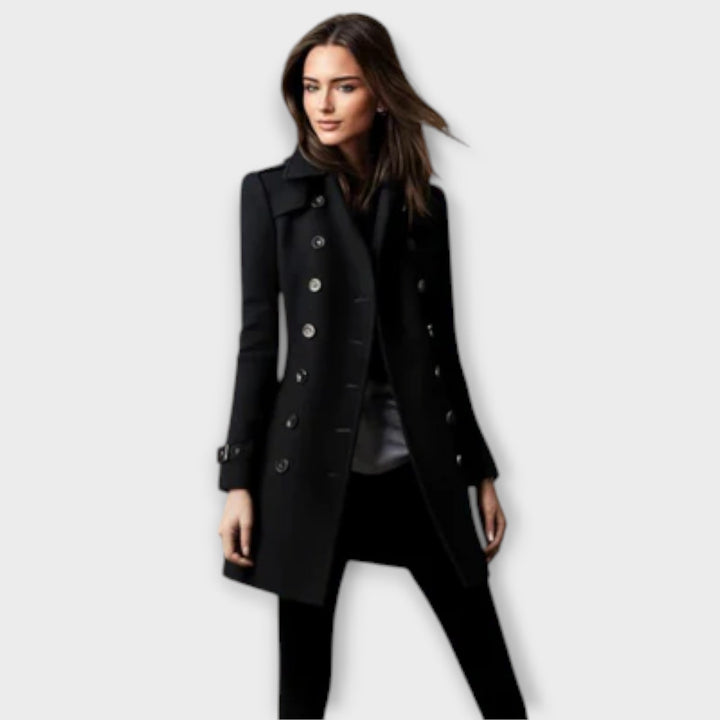 Linda - Trenchcoat de Dupla Fileira