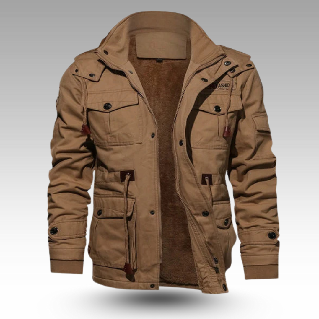 Vasco - Casaco Sofisticado e Moderno com Forro e Múltiplos Bolsos