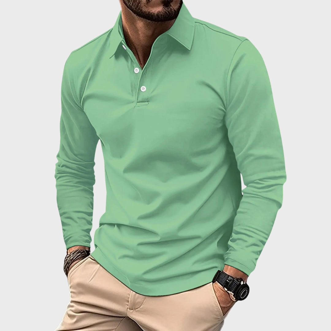 Nuno | Mist Cotton Polo