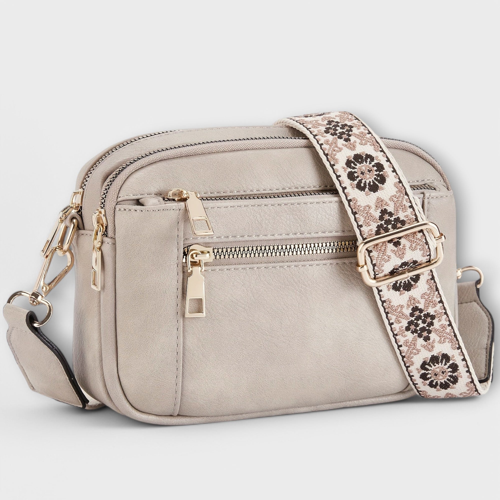 Cécile. - Bolsa Crossbody em couro vegan